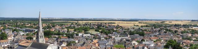 View of Loudun from the Tour Carrée